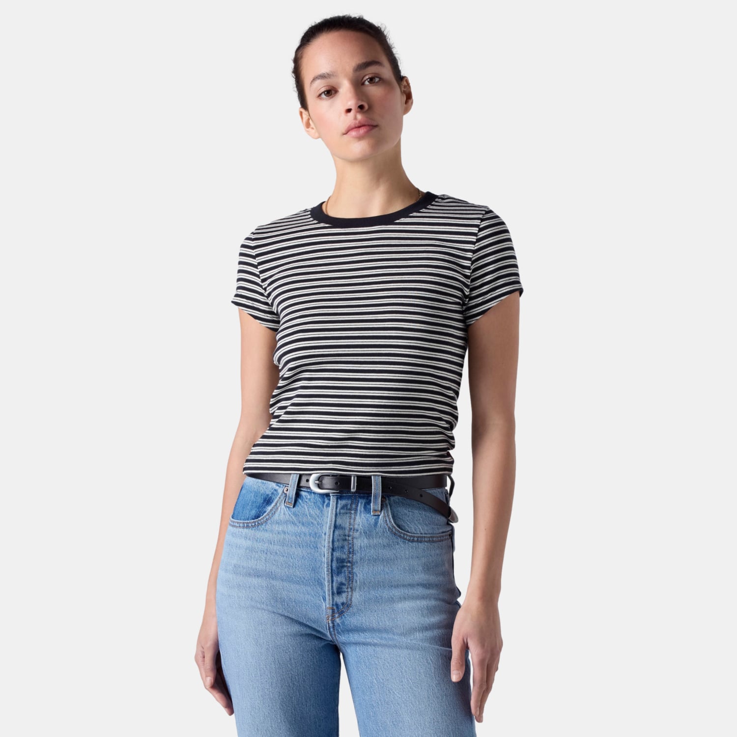 POLO MUJER ESSENTIAL BABY TEE NEGRO LEVIS 0085R-0003 - 3