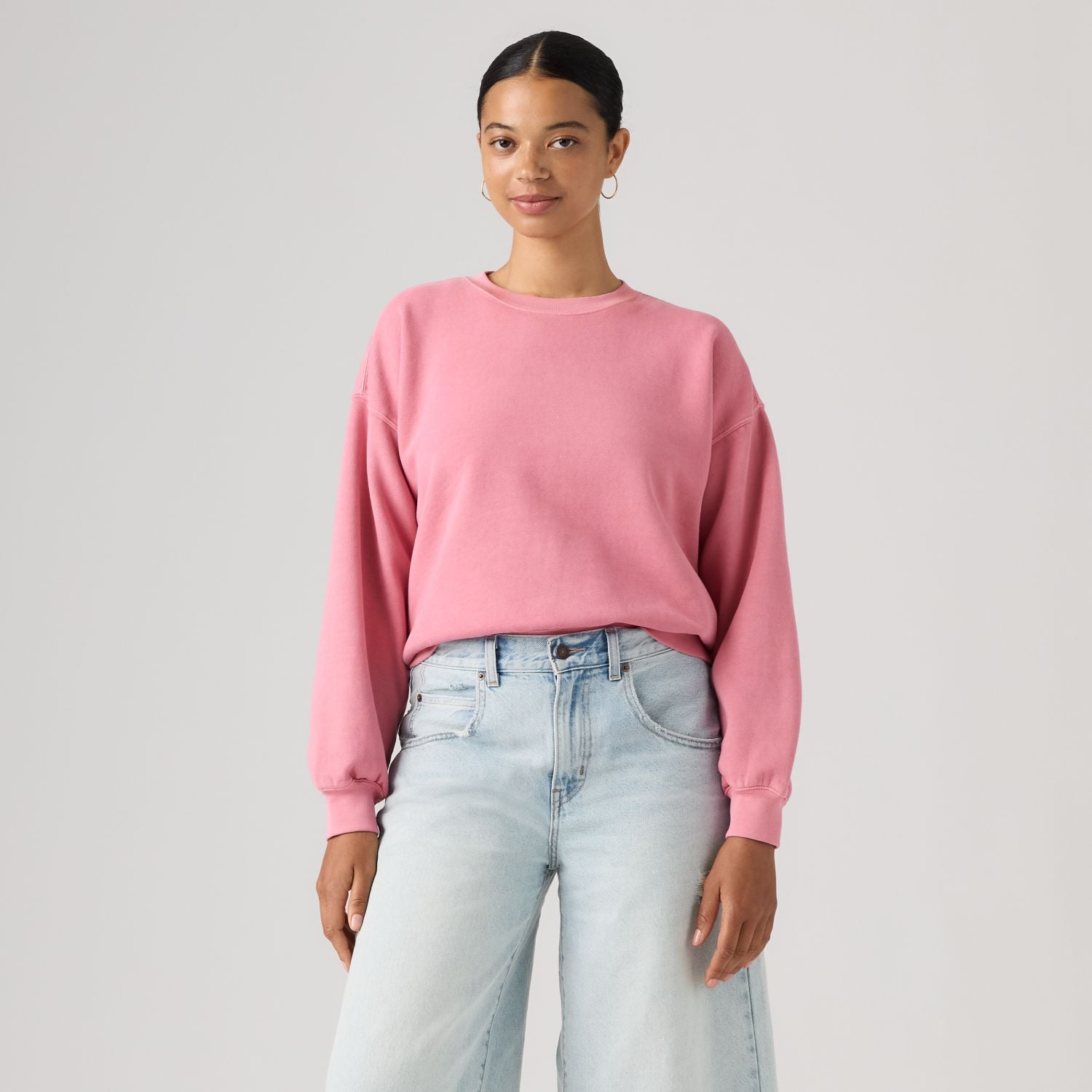 POLERÓN MUJER VINTAGE BOXY SWEATSHIRT ROSADO LEVIS 005I9-0014 - 1