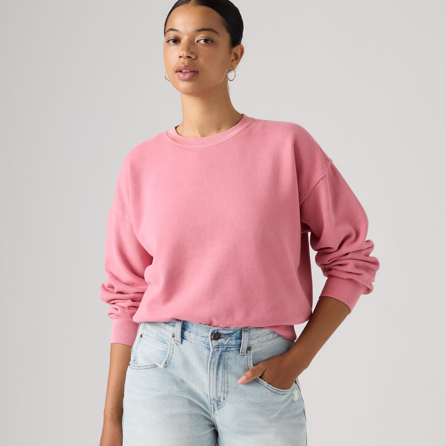 POLERÓN MUJER VINTAGE BOXY SWEATSHIRT ROSADO LEVIS 005I9-0014 - 3
