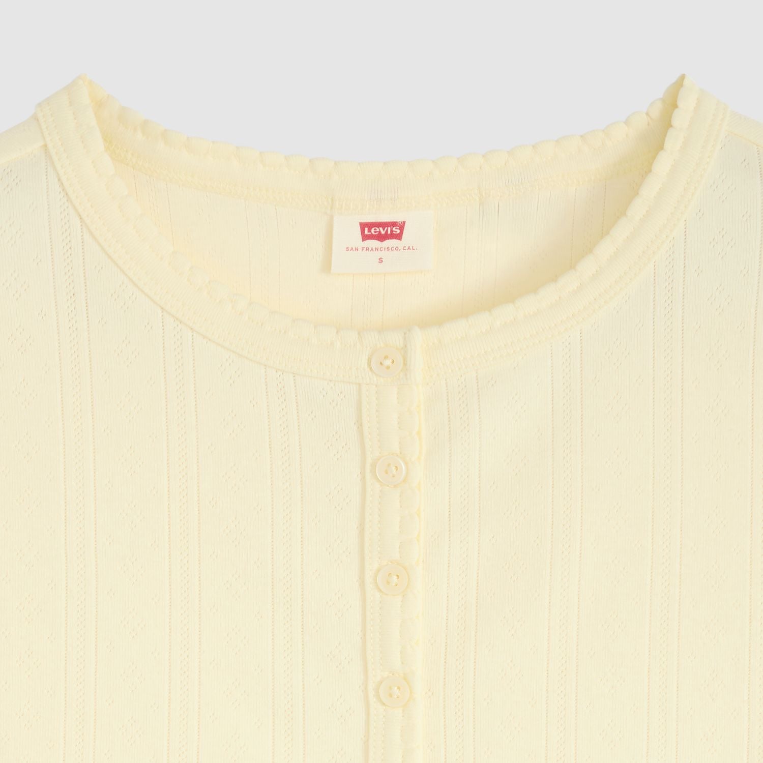 POLO MUJER DRY GOODS POINTELLE AMARILLO LEVIS 0086J-0002 - 4