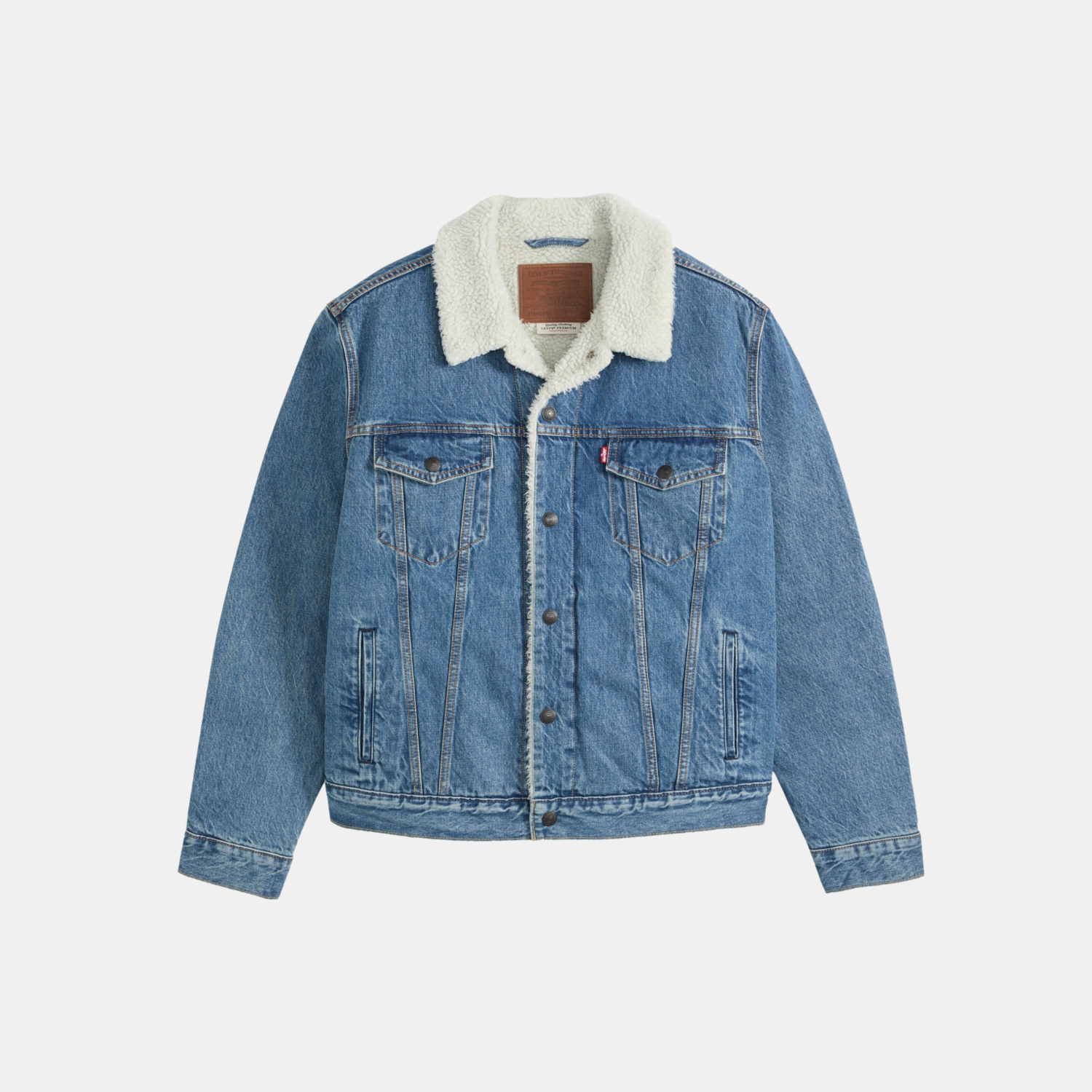 CASACA HOMBRE TYPE 3 SHERPA TRUCKER AZUL LEVIS 16365-0346 - 5