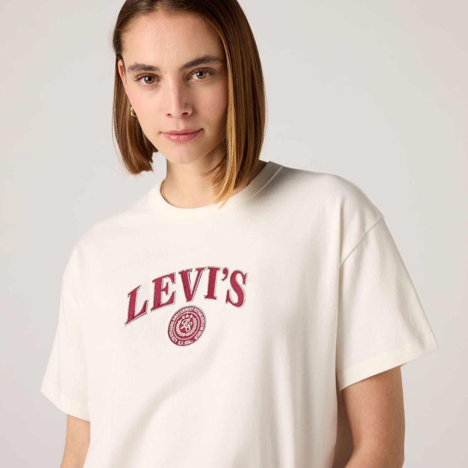 POLO MUJER VINTAGE TEE BEIGE LEVIS 005OY-0054 - 4