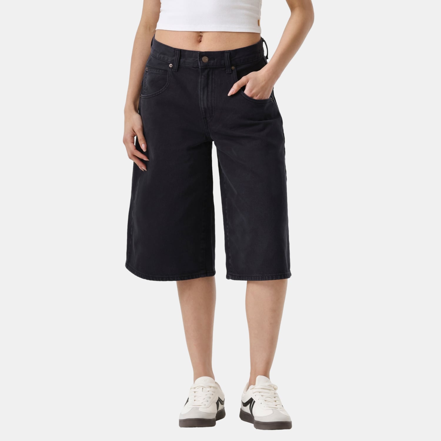 SHORTS MUJER SUPER BAGGY JORT NEGRO LEVIS 005DT-0004 - 1