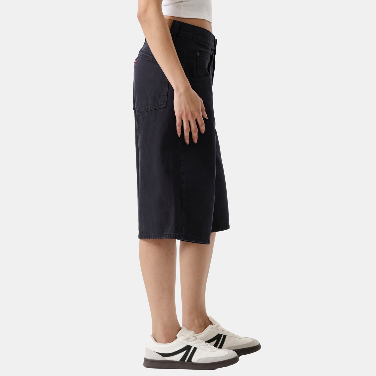 SHORTS MUJER SUPER BAGGY JORT NEGRO LEVIS 005DT-0004 - 2