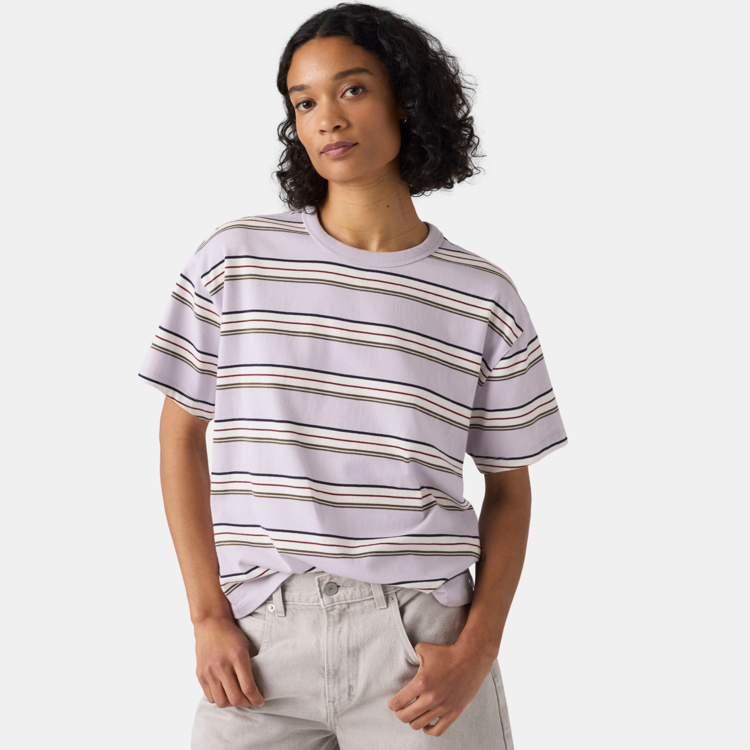 POLO MUJER VINTAGE TEE MORADO LEVIS 005IX-0021 - 1