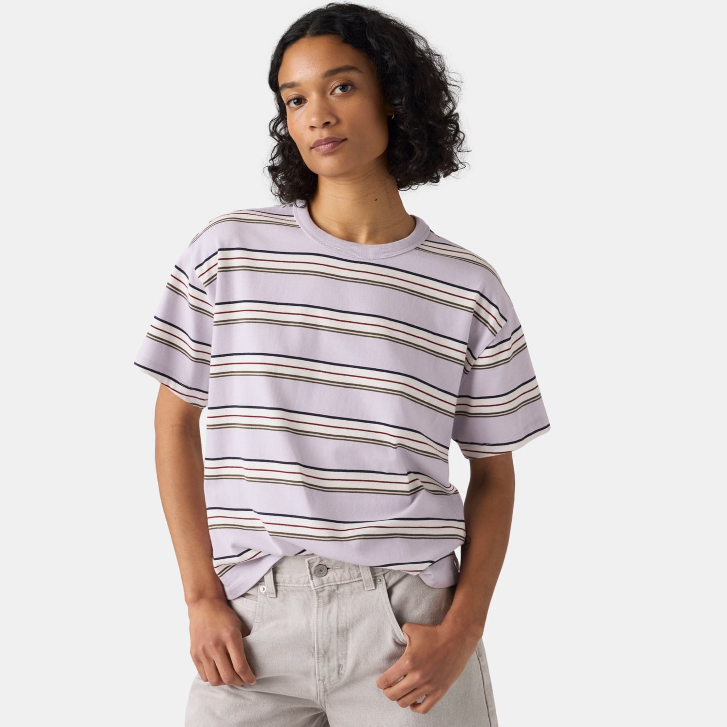 POLO MUJER VINTAGE TEE MORADO LEVIS 005IX-0021 - 1