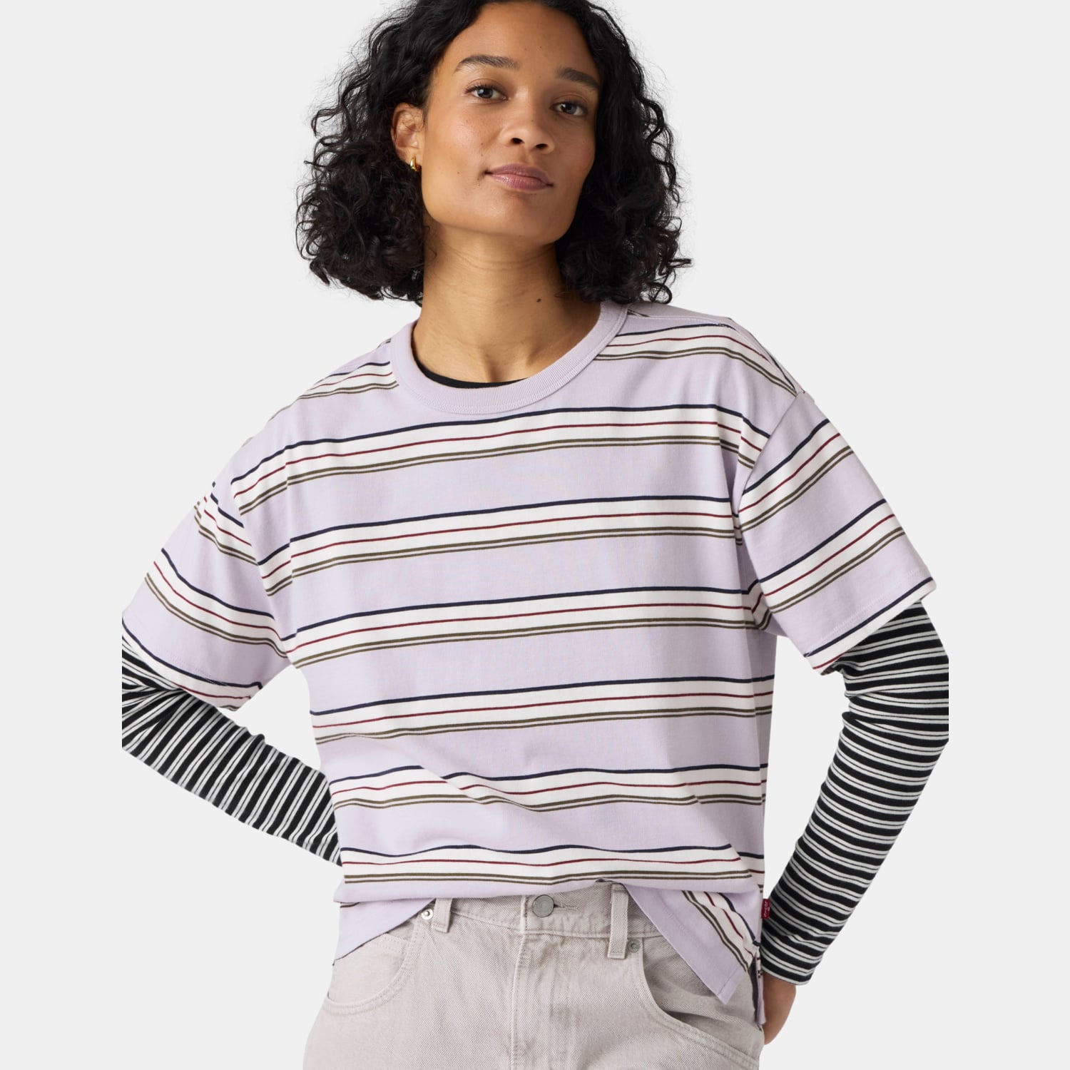 POLO MUJER VINTAGE TEE MORADO LEVIS 005IX-0021 - 4