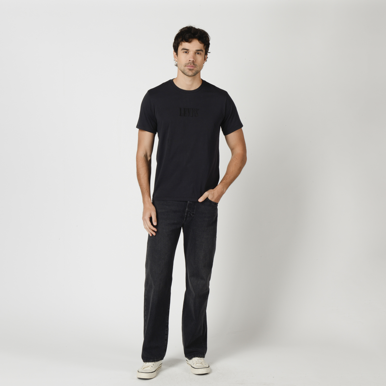 POLO HOMBRE GRAPHIC CREWNECK TEE CAFÉ LEVIS 22491-2193 - 4