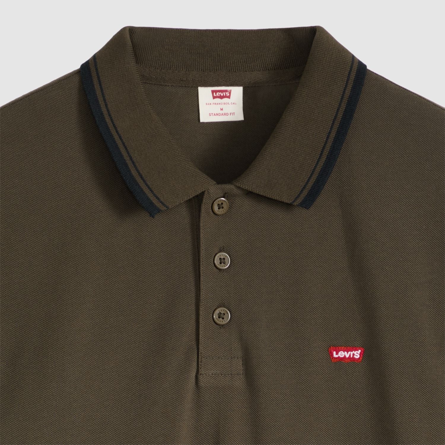 POLO HOMBRE MANGA CORTA CAFÉ LEVIS 35883-0412 - 5