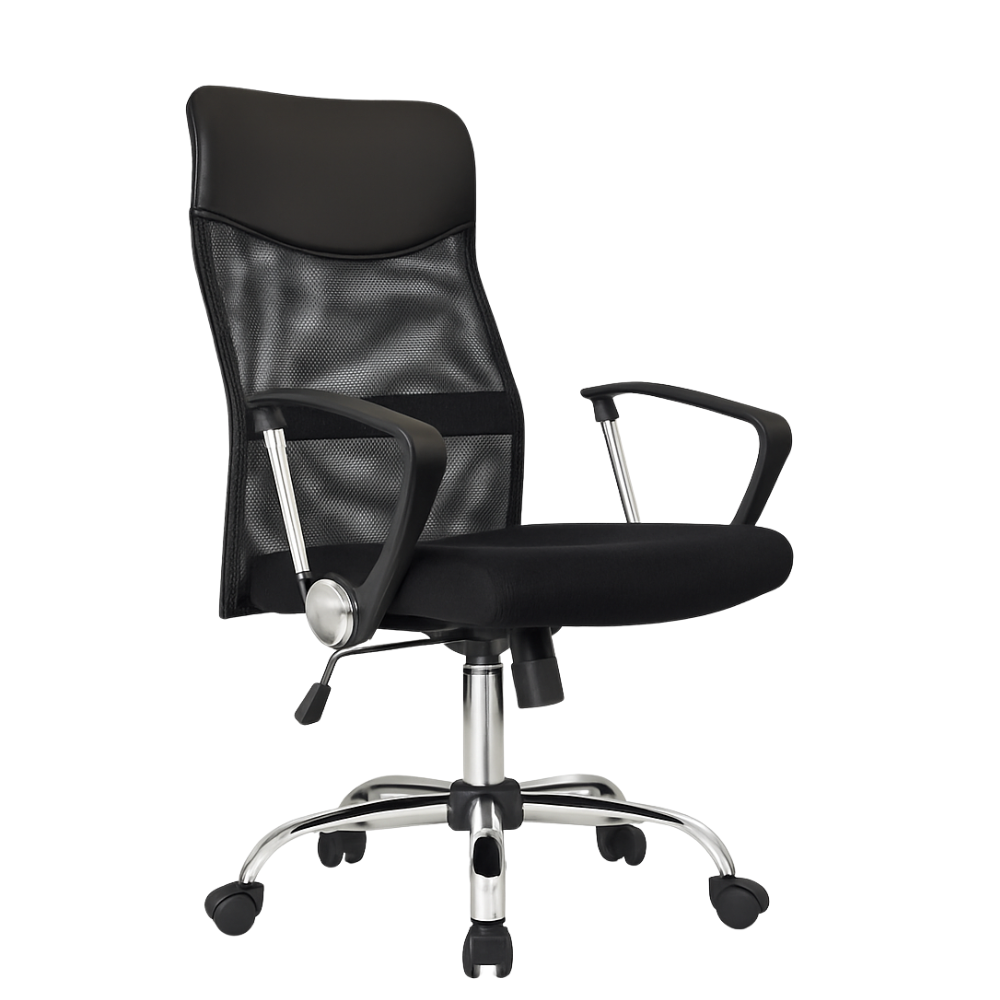 SILLA DE OFICINA PRESIDENCIAL ERGONÓMICA - SEUL NEGRO - 1
