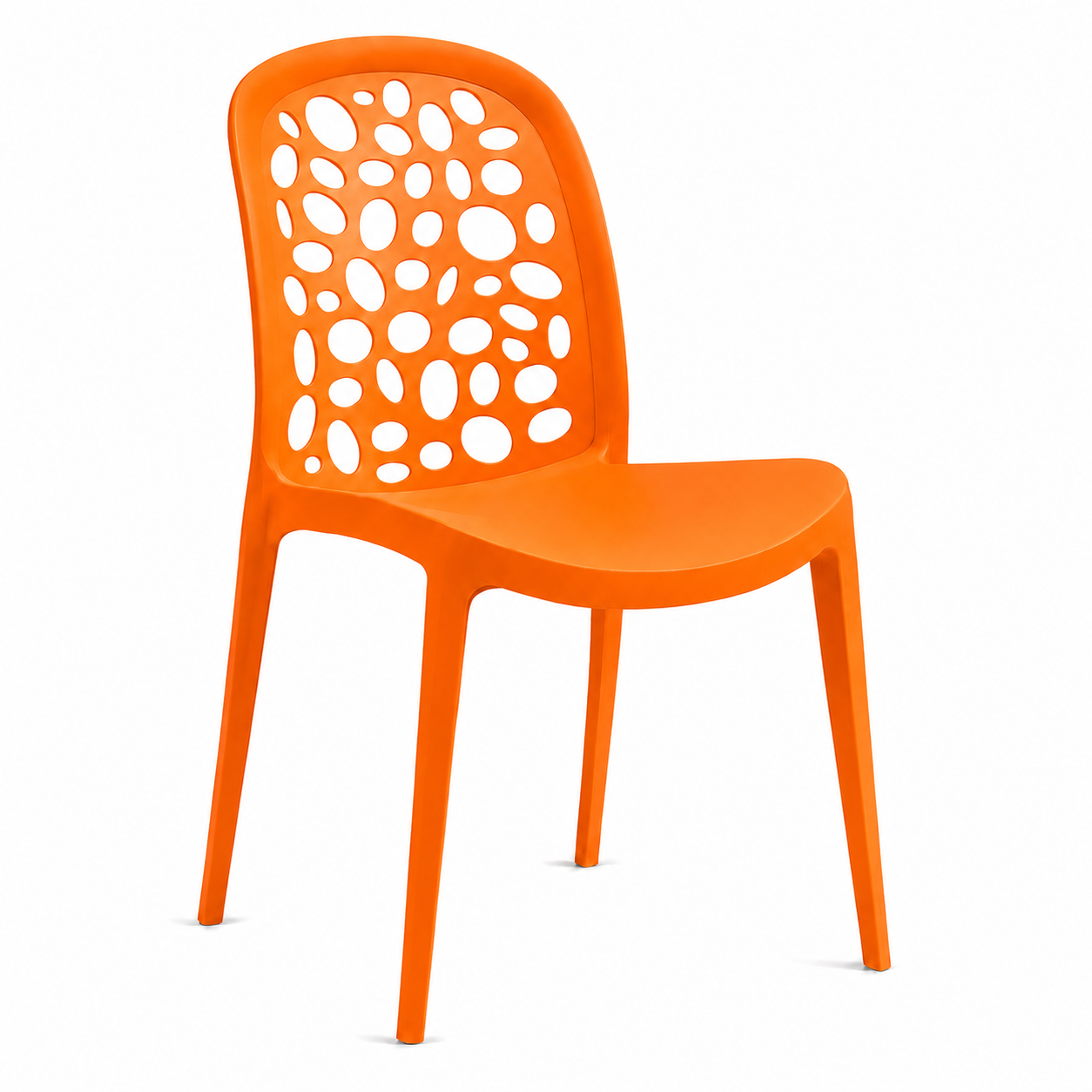 SILLA COMEDOR TERRAZA - BURBUJA NARANJA - 1