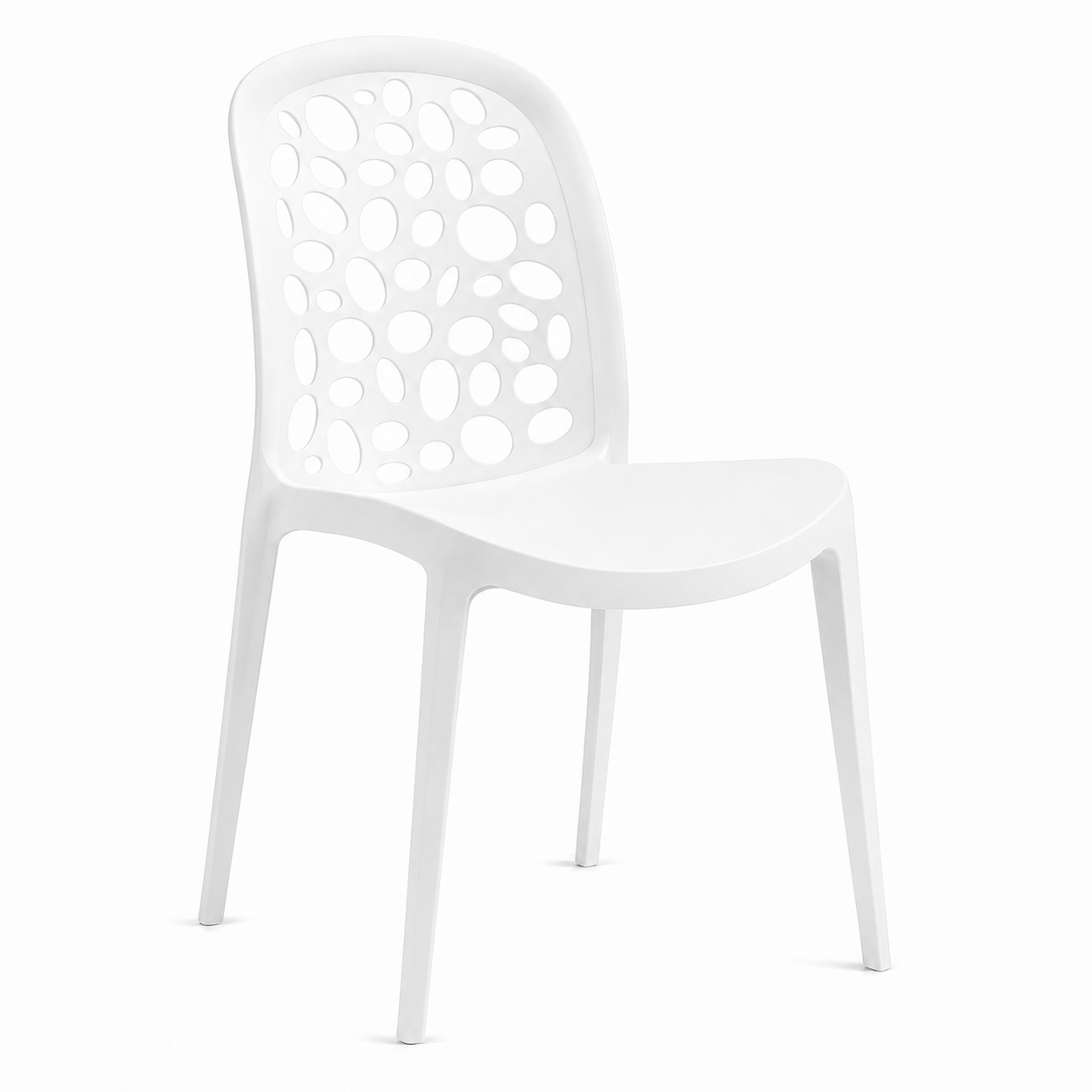 SILLA COMEDOR TERRAZA - BURBUJA BLANCO - 1