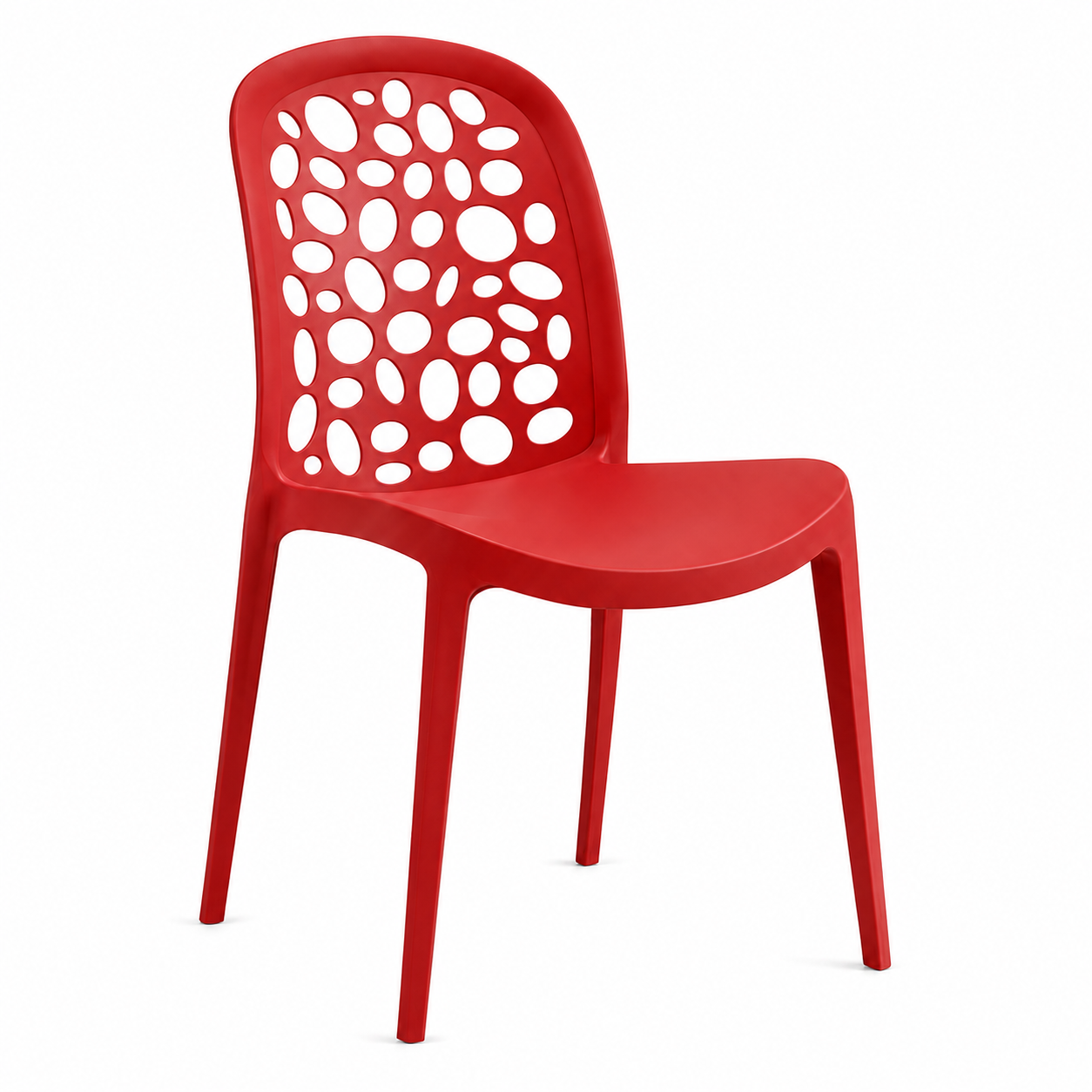 SILLA COMEDOR TERRAZA - BURBUJA ROJO - 1