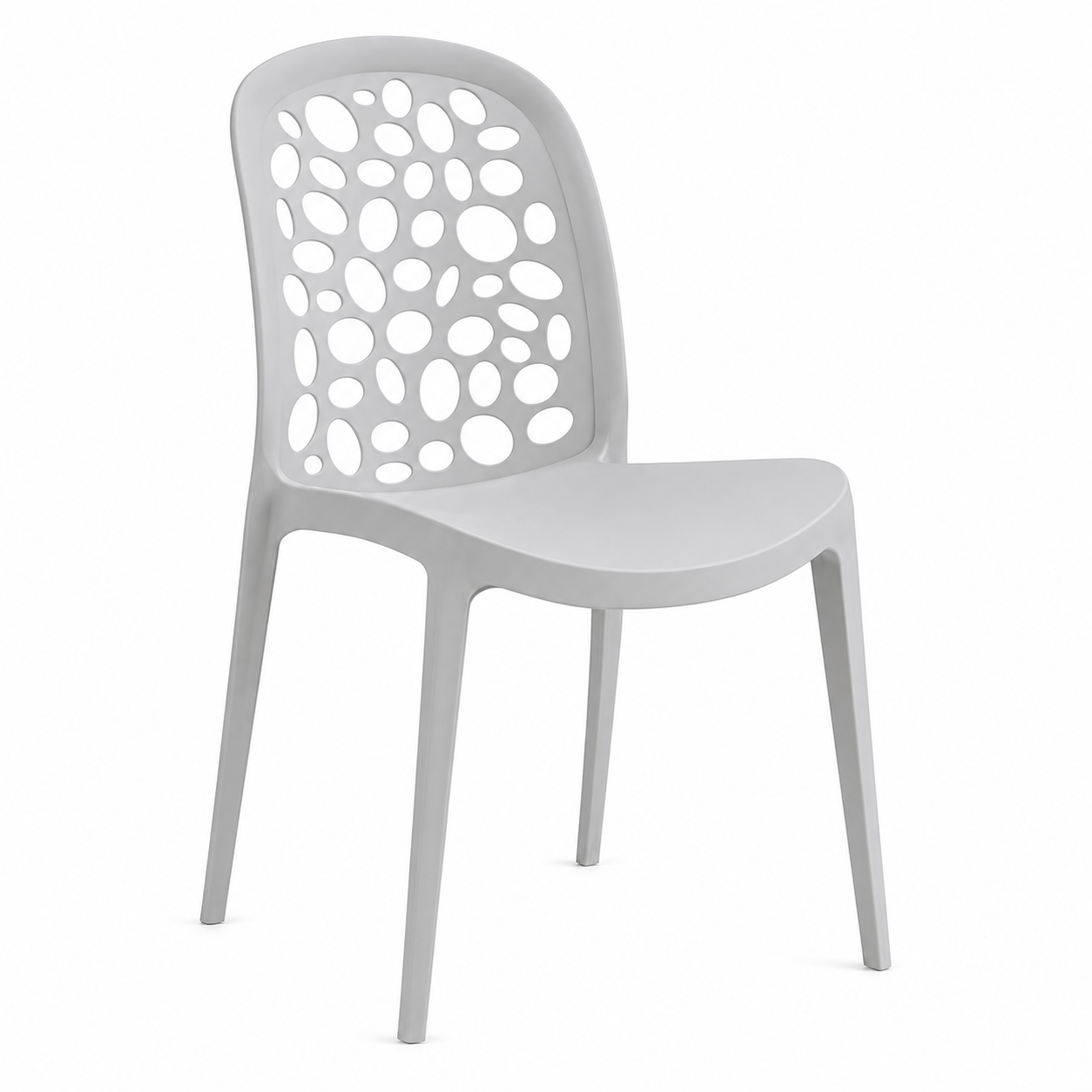 SILLA COMEDOR TERRAZA - BURBUJA GRIS - 1