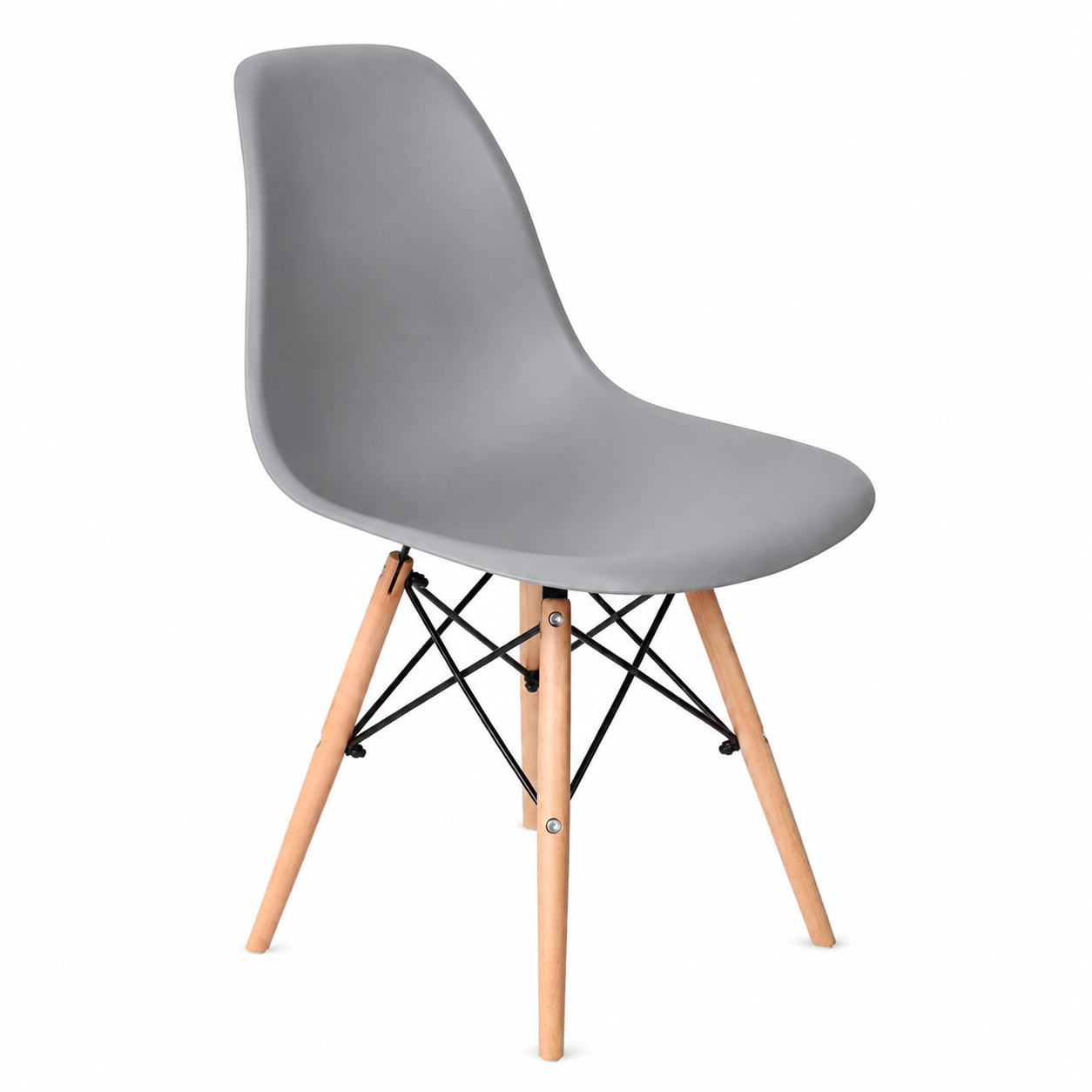 SILLA COMEDOR TERRAZA - EAMES GRIS - 1