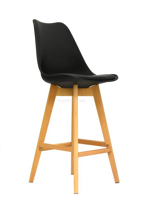 SILLA BAR CAJERA - EMA NEGRO - 1