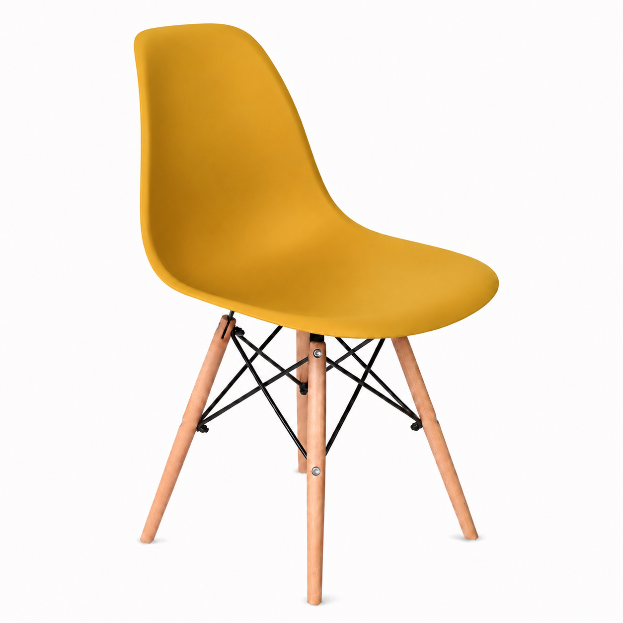 SILLA COMEDOR TERRAZA - EAMES MOSTAZA - 1