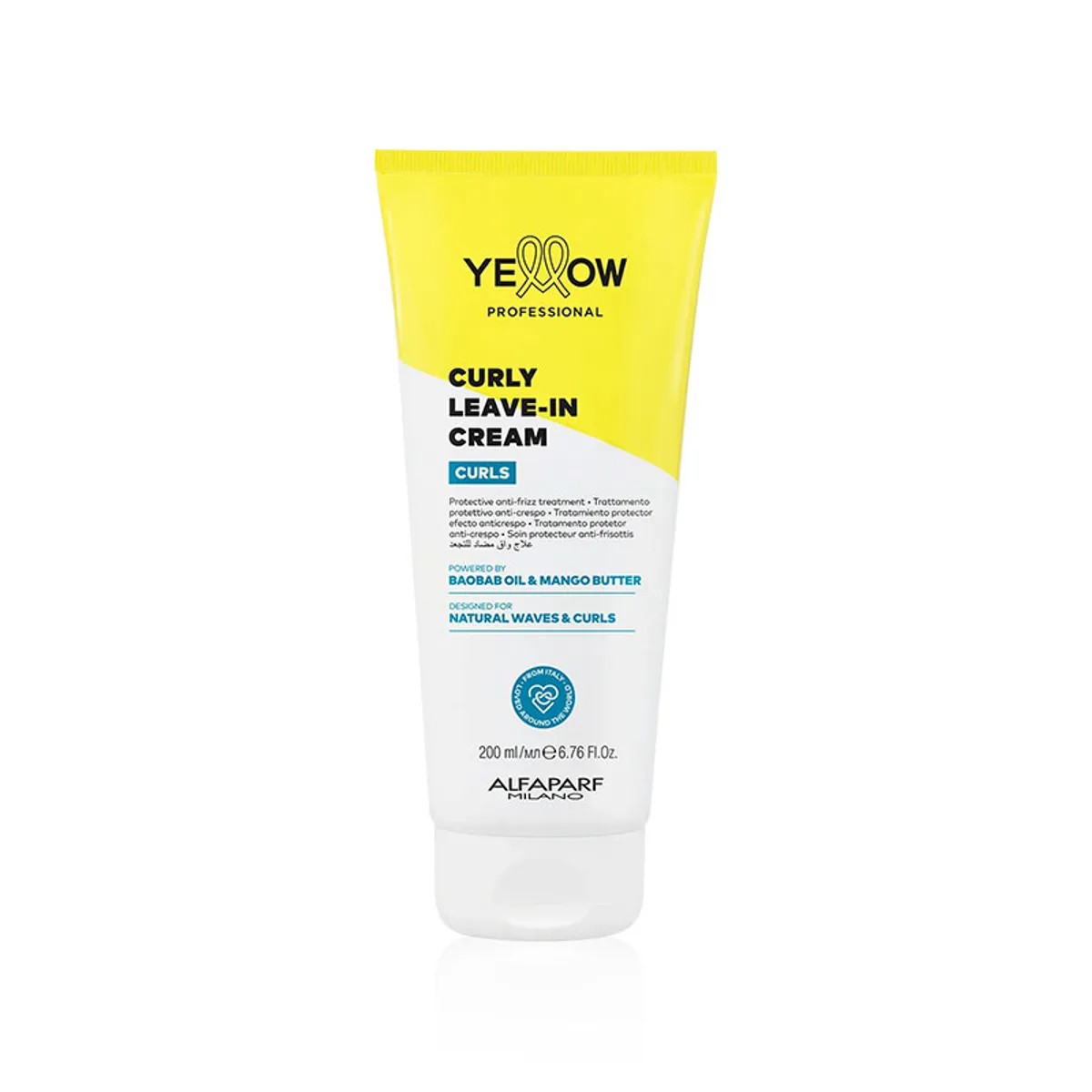 CURLS LEAVE-IN CREAM CURLY 200ML YELLOW - 1