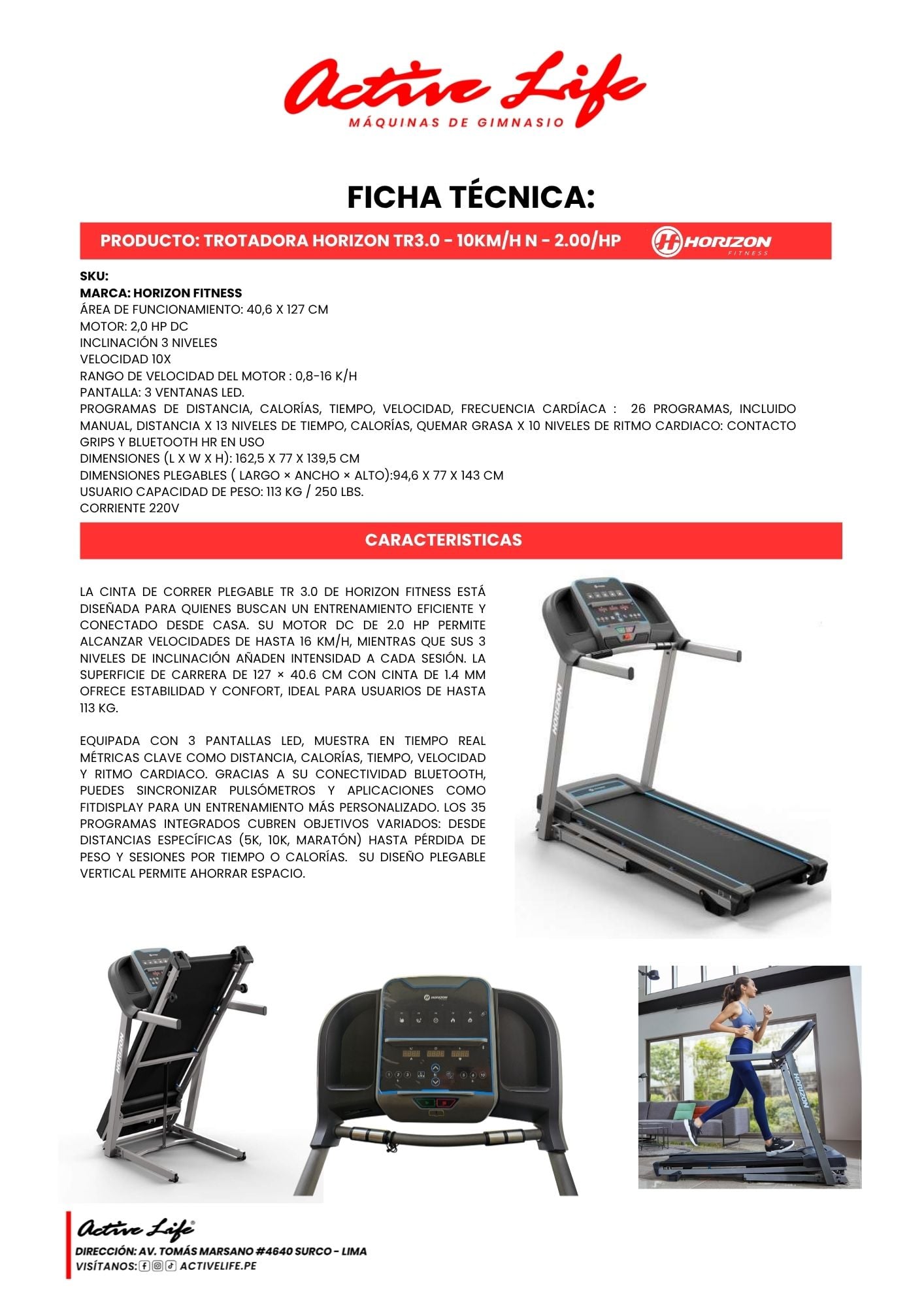 TROTADORA HORIZON TR3.0 - 6