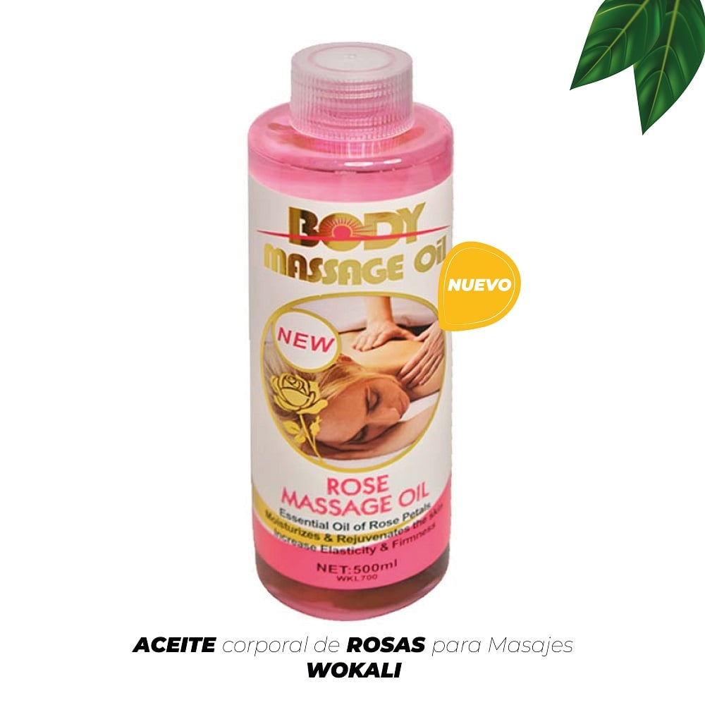 ACEITE CORPORAL DE ROSAS PARA MASAJES - 1