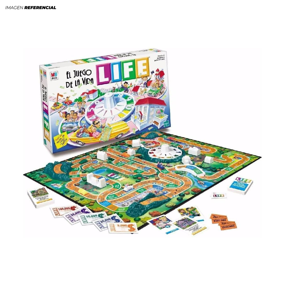 JUEGO DE MESA DIVERTIDO LIFE EL JUEGO DE LA VIDA - 1