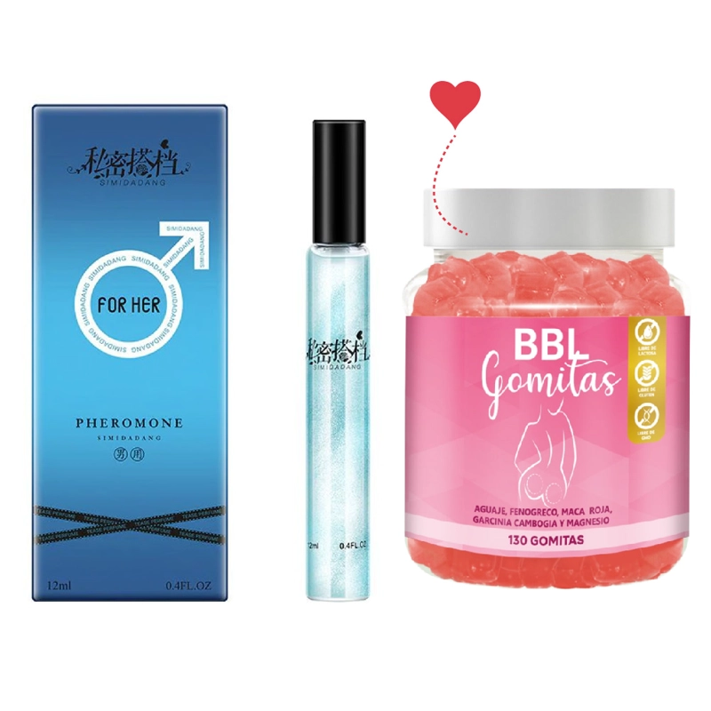GOMITAS DE BBL + PERFUME PARA HOMBRES FEROMONAS - 1
