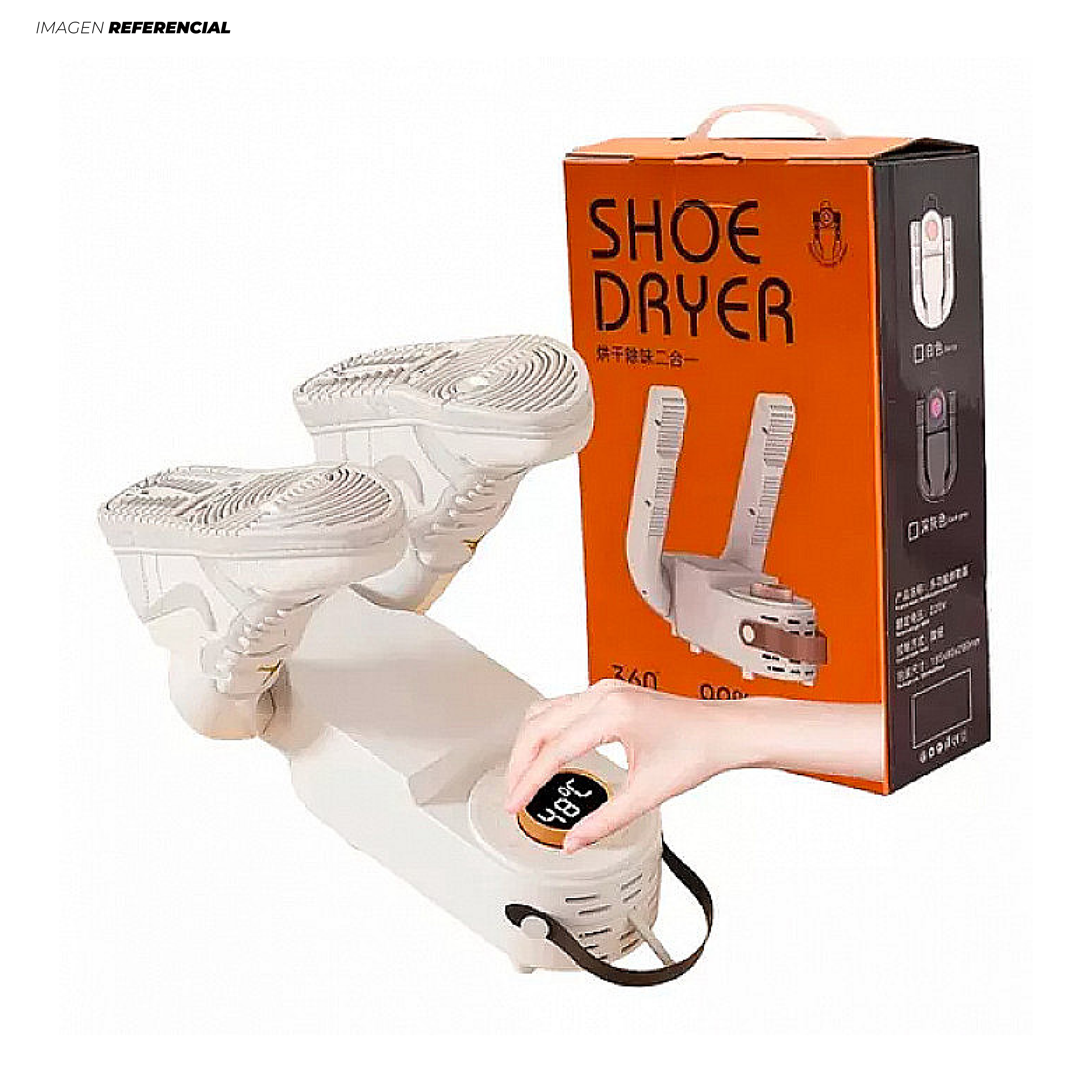DUO SECADOR DE ROPA Y ZAPATILLAS PORTÁTIL - 2