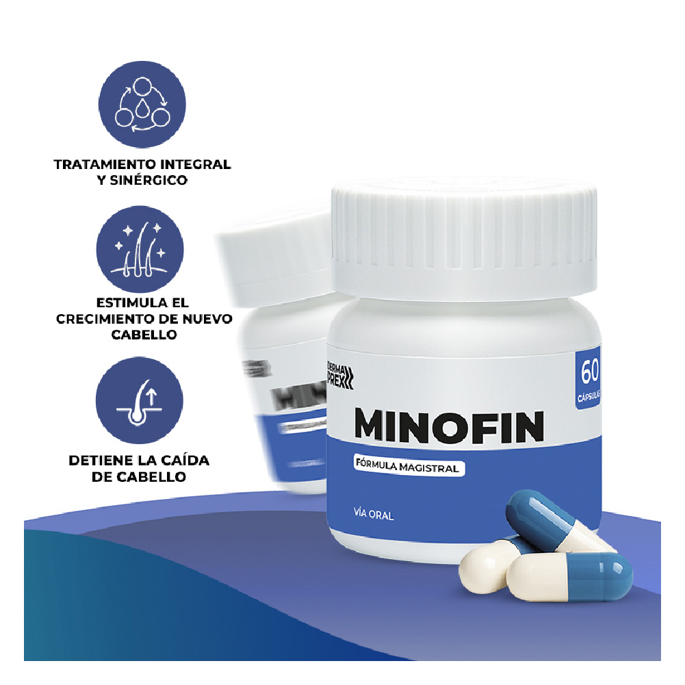 TRATAMIENTO PARA ALOPECIA CON MINOFIN + SHAMPOO DERMATOLÓGICO KETOZIN 150ML - 1