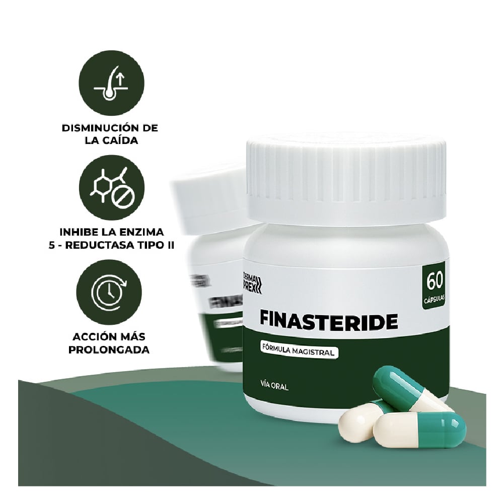 FINASTERIDE 1MG FÓRMULA MAGISTRAL 60 + SHAMPOO DERMATOLÓGICO KETOZIN 150ML - 2