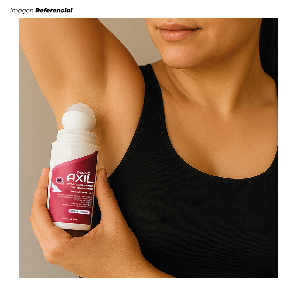 DESODORANTE ROLL-ON PARA AXILAS OSCURAS DERMO AXIL WOMAN DE 50ML - 3