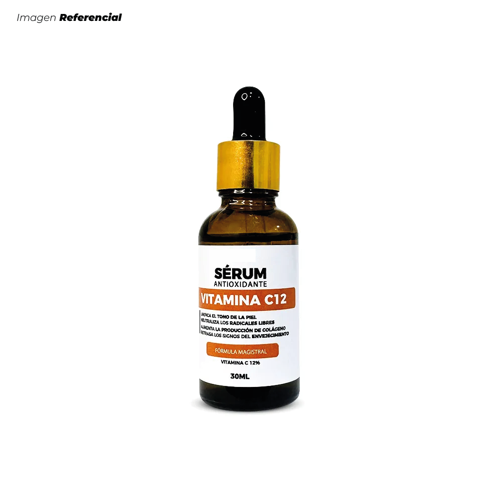 SÉRUM ILUMINADOR VITAMINA C12 PURA +LUMINOSIDAD DE 30 ML. - 1