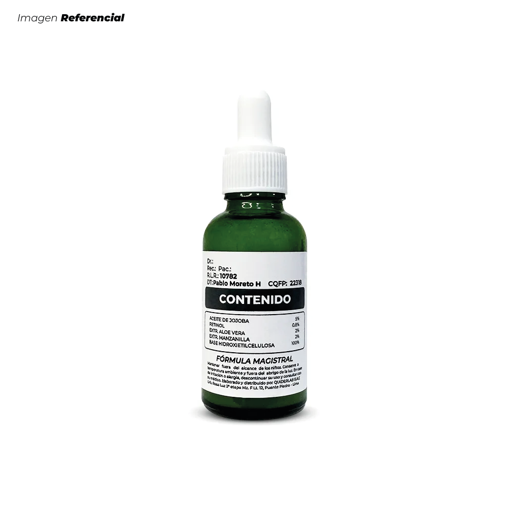 SÉRUM REPARADOR RETINOL 0.8% RENOVACIÓN CELULAR DE 30 ML. - 2