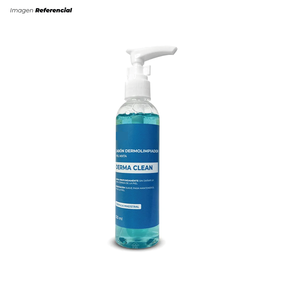GEL LIMPIADOR FACIAL PARA PIEL MIXTA CONTROL DE BRILLO DERMA CLEAN DE 120 ML - 1