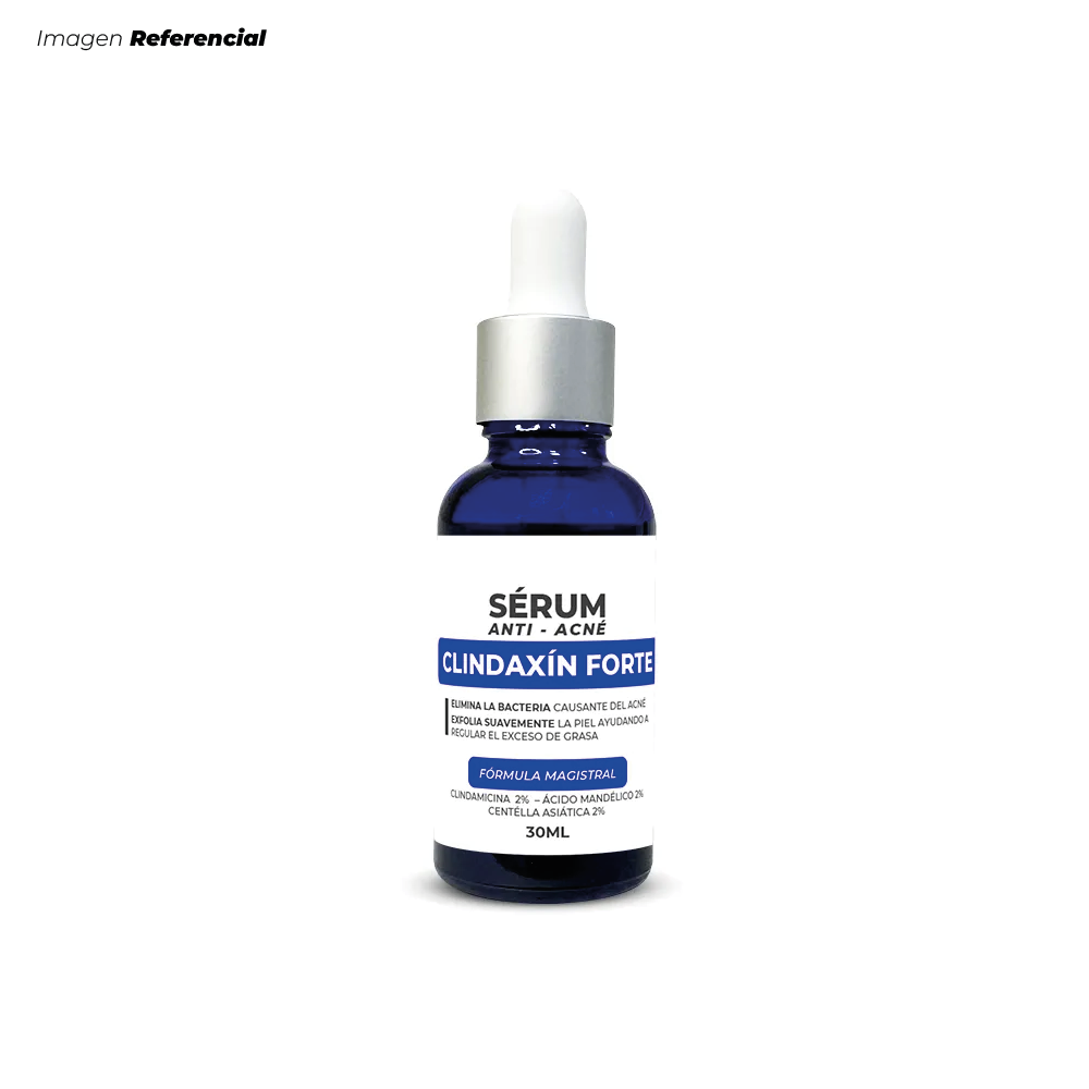 SÉRUM ANTI ACNÉ CLINDAXIN FORTE UN POTENTE ANTIBACTERIANO DE 30 ML. - 1