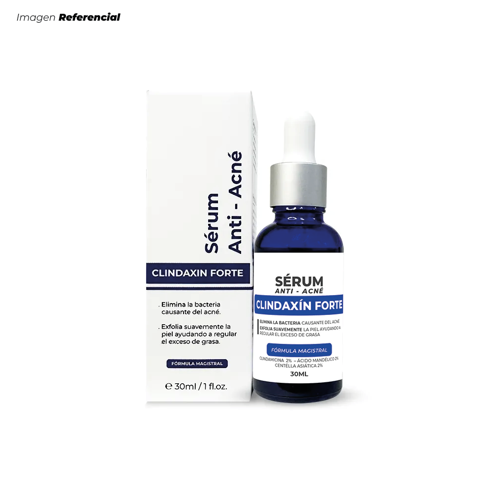 SÉRUM ANTI ACNÉ CLINDAXIN FORTE UN POTENTE ANTIBACTERIANO DE 30 ML. - 3