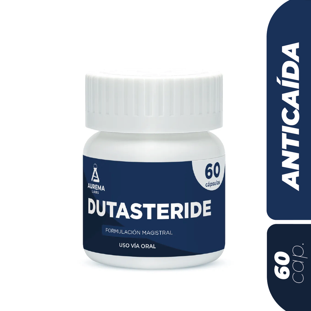 DUTASTERIDE CON 60 CAPSULAS CONTRA LA CAÍDA DEL CABELLO DE AUREMA LABS - 1