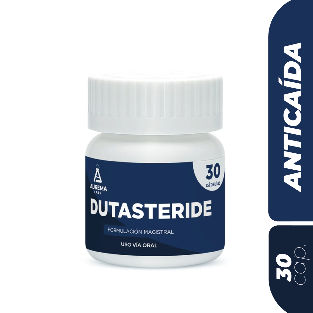 DUTASTERIDE CON 30 CAPSULAS CONTRA LA CAÍDA DEL CABELLO DE AUREMA LABS - 1