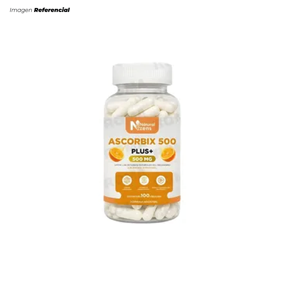 ASCORBIX DE 500 FÓRMULA ANTIOXIDANTE 500 MG 100 CÁPSULAS - 1