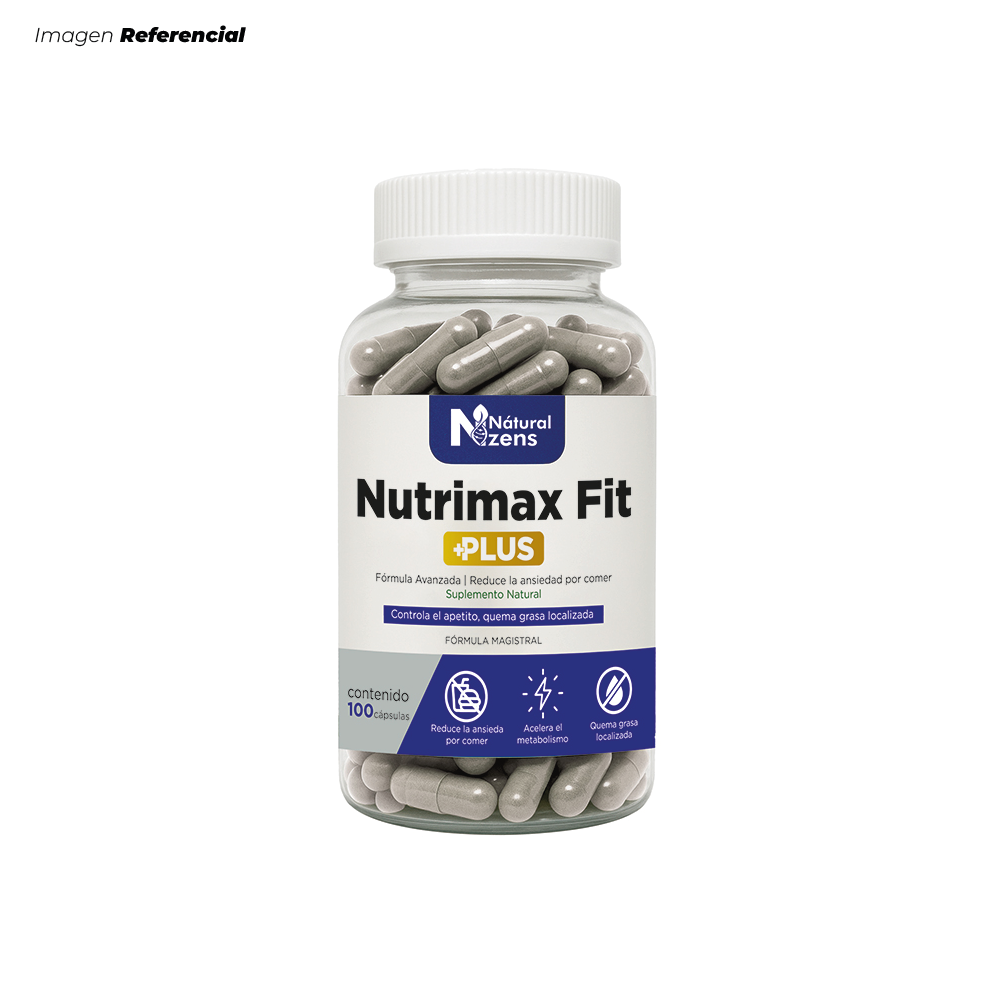 NUTRIMAX FIT PLUS + REDUCE LA ANSIEDAD POR COMER 100 CÁPSULAS - 1
