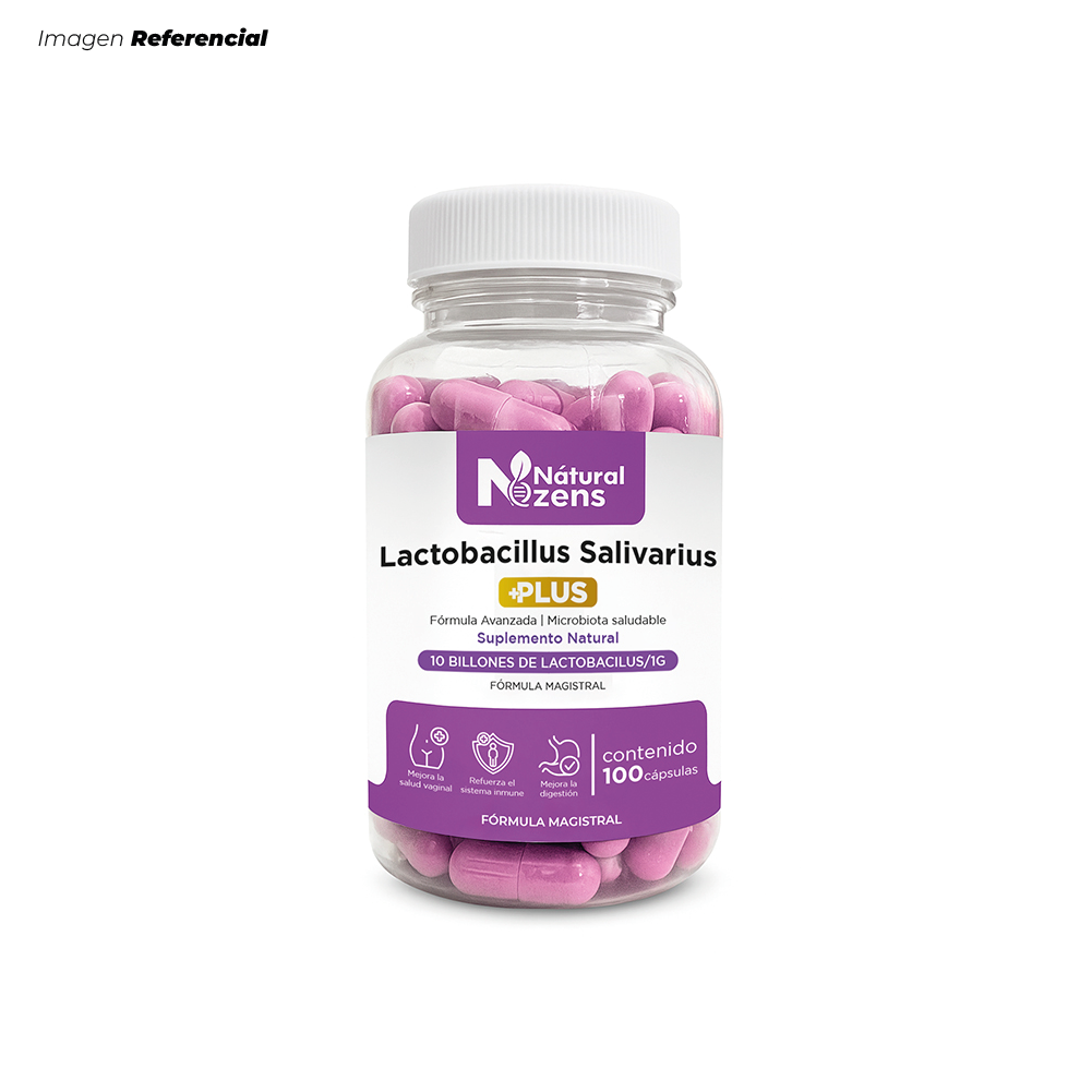 LACTOBACILLUS SALIVARIUS PLUS + SALUD DIGESTIVA 100 CÁPSULAS - 1