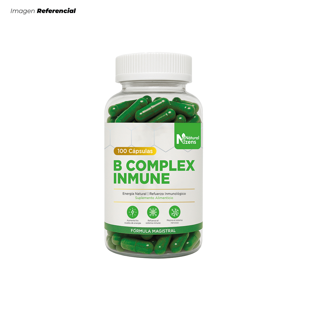 B-COMPLEX REFUERZO INMUNOLÓGICO DEFENSAS NATURALES 100 CÁPSULAS - 1