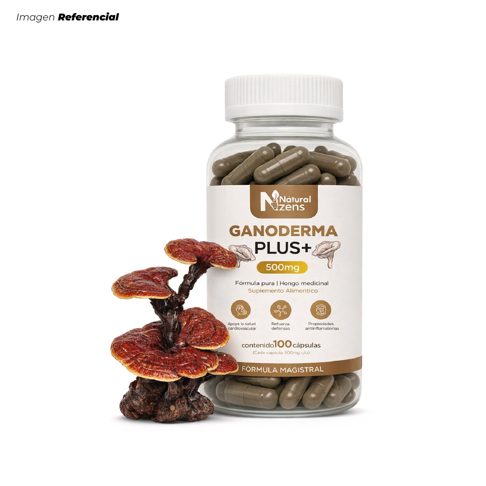 GANODERMA POWER EL HONGO MEDICINAL QUE FORTALECE TU CUERPO 100 CÁPSULAS - 1