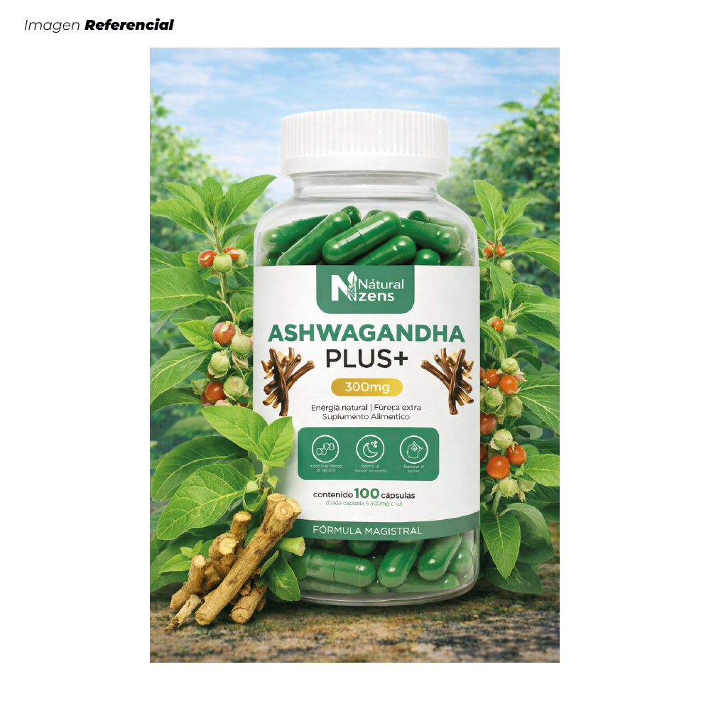 ASHWAGANDHA PLUS + ENERGÍA Y BIENESTAR MENTAL 100 CÁPSULAS - 3