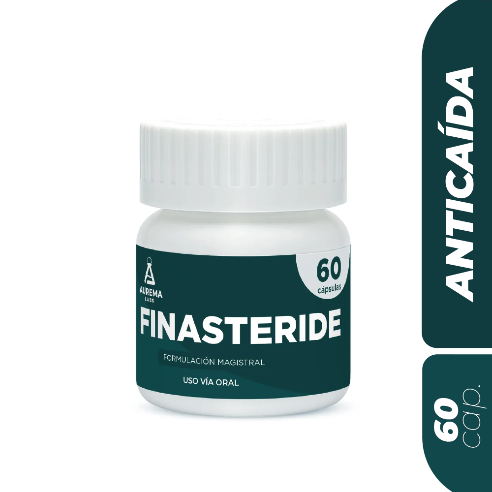 FINASTERIDE VÍA ORAL ANTI-CAÍDA CAPILAR DE 60 CAPS AUREMA LAB'S - 1