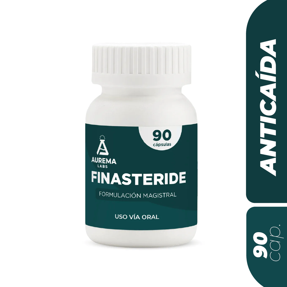 FINASTERIDE VÍA ORAL ANTI-CAÍDA CAPILAR DE 90 CAPS AUREMA LAB'S - 1