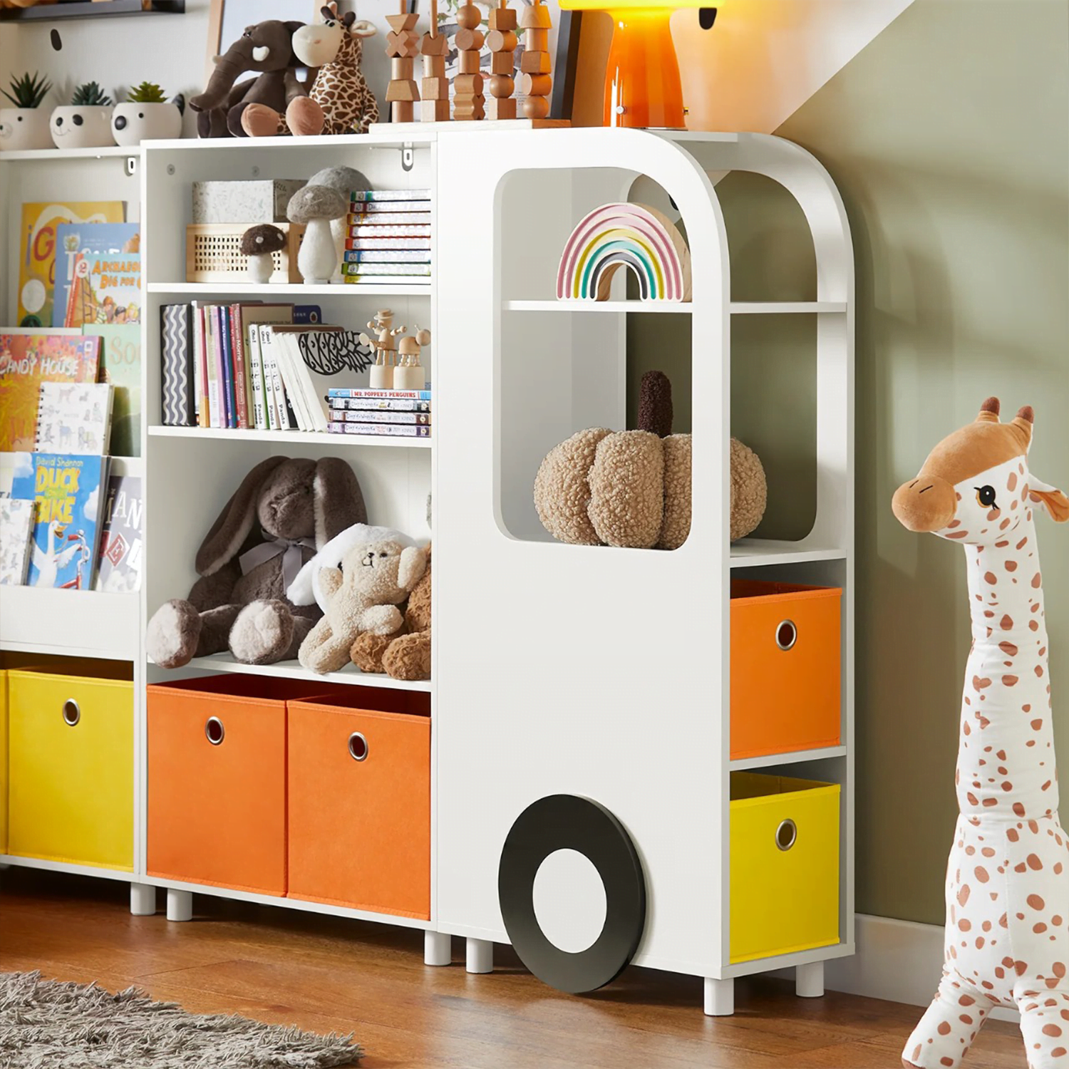 SET DE 3 LIBREROS INFANTIL MULTIUSOS - DIBA MUEBLES - 3