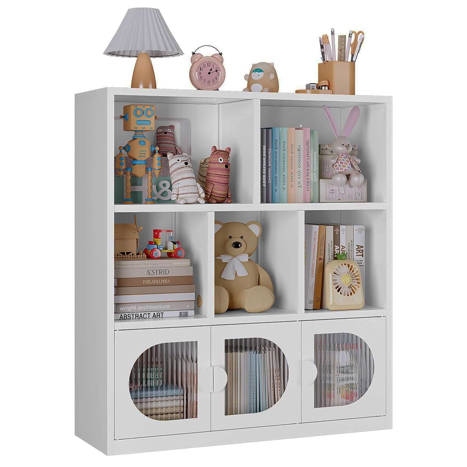 ESTANTE DIBA MUEBLES FERRYS BLANCO ORGANIZADOR INFANTIL - 1