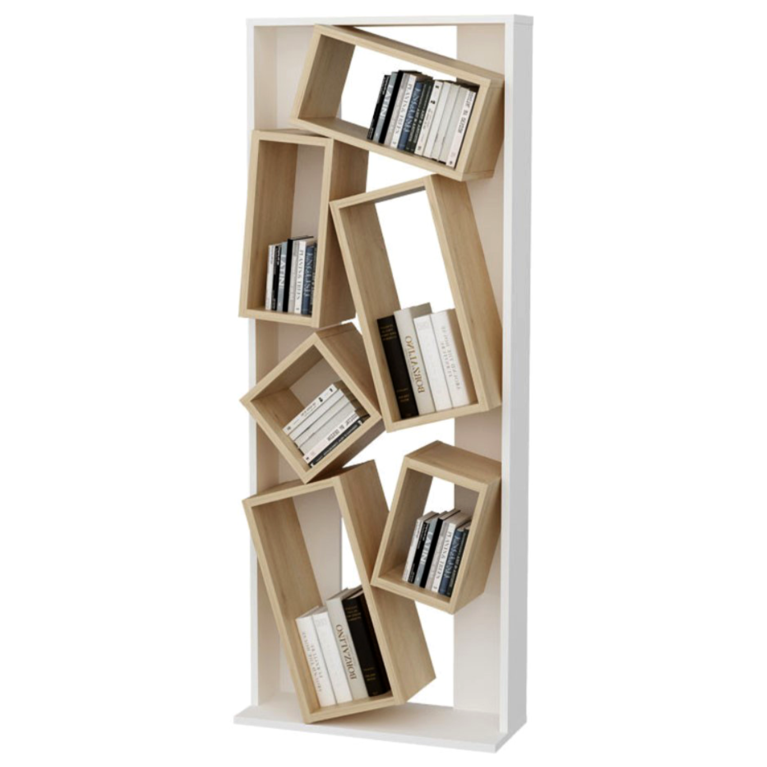 LIBRERO DIBA MUEBLES CIRINO MULTICOLOR - 1