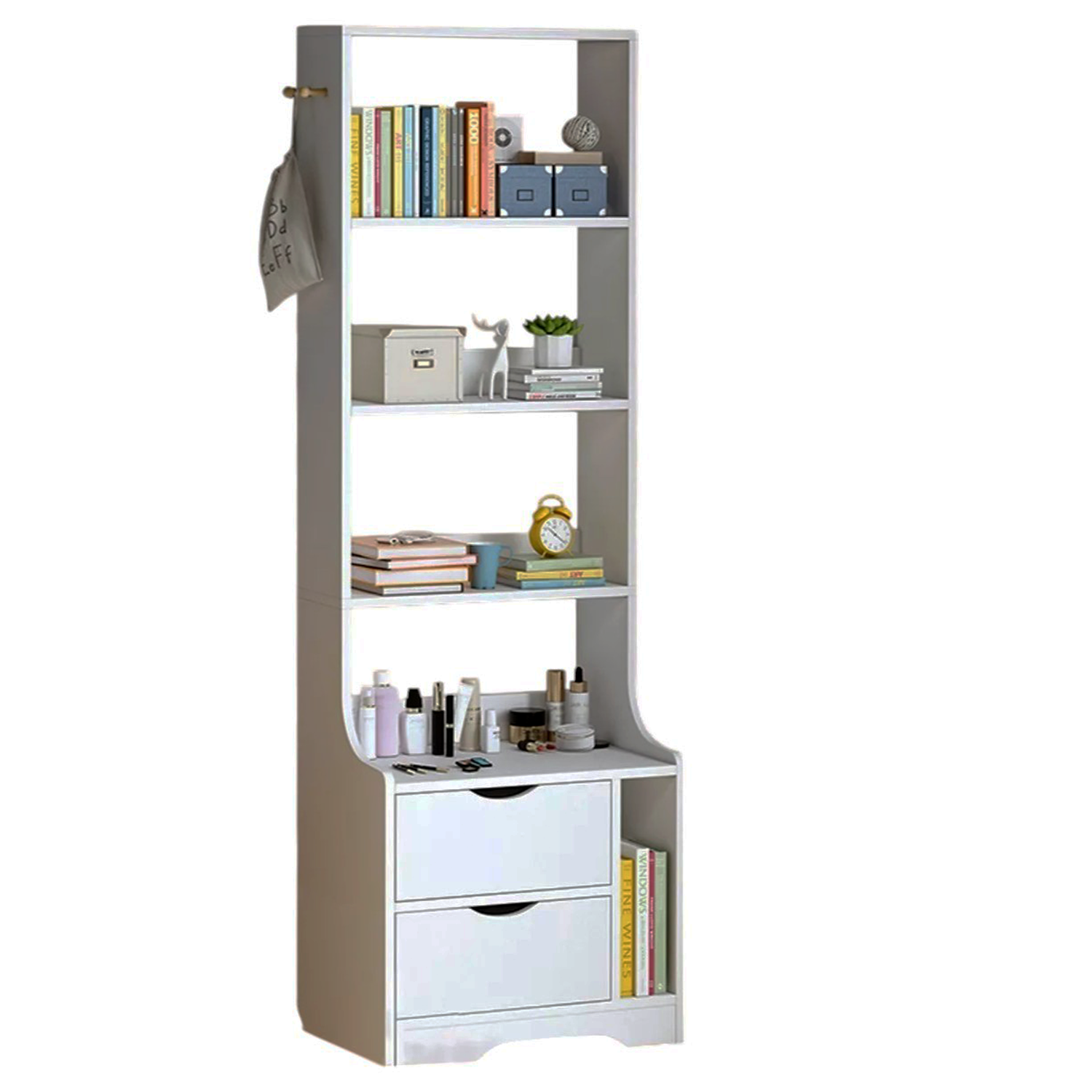 VELADOR MODERNO CON ESTANTE RUNBY - DIBA MUEBLES - 1