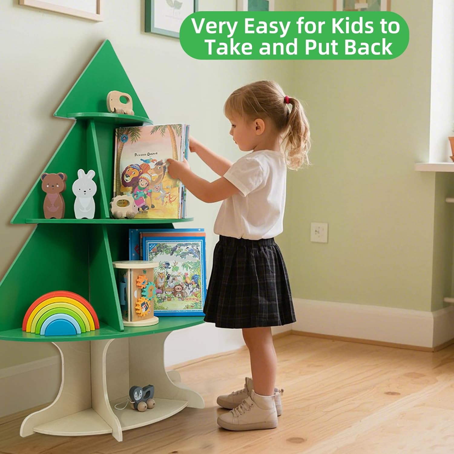 LIBRERO INFANTIL MULTIUSOS ARBOLITO  - DIBA MUEBLES - 2